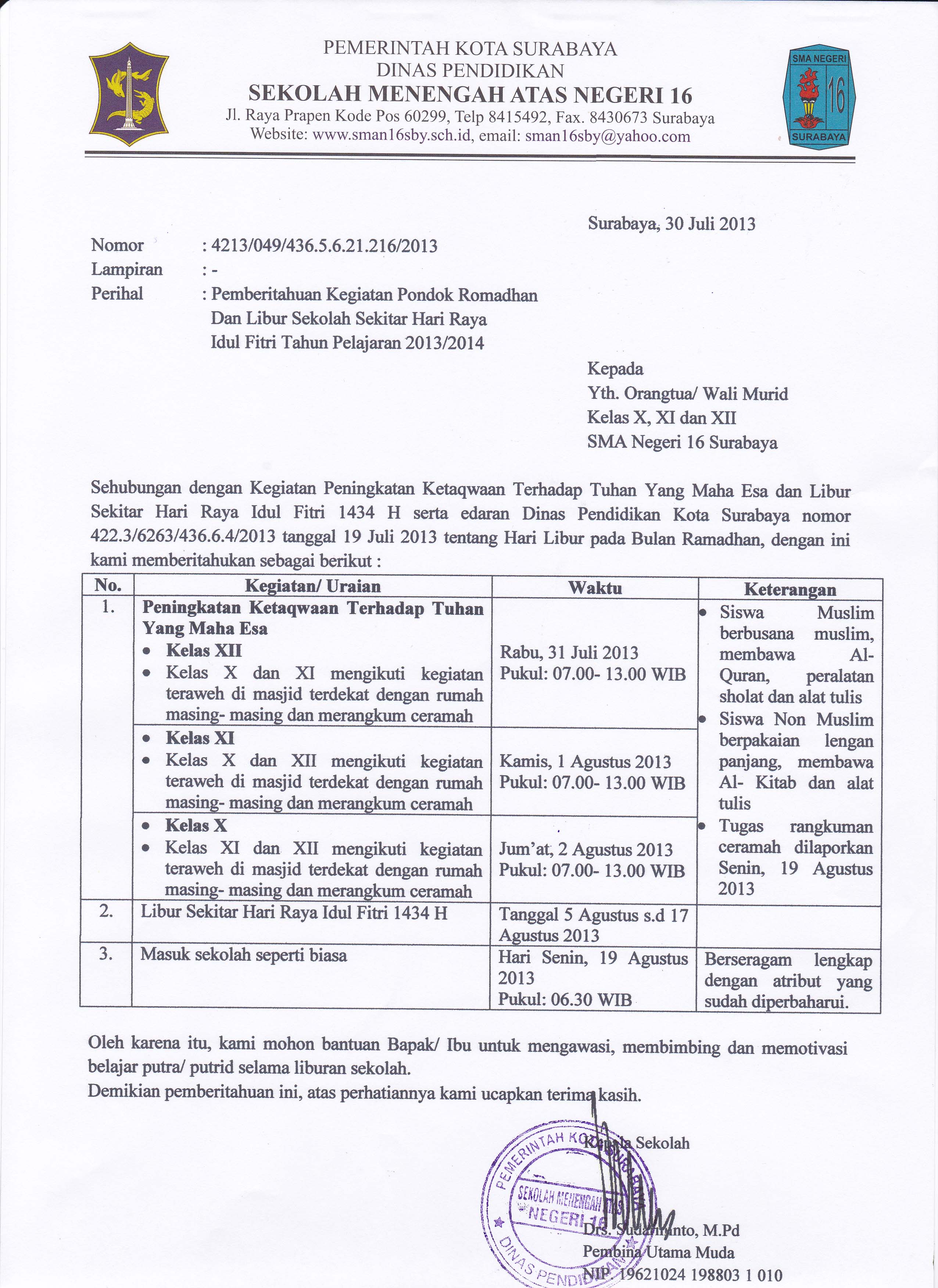 Humas Sma Negeri 16 Surabaya Page 2